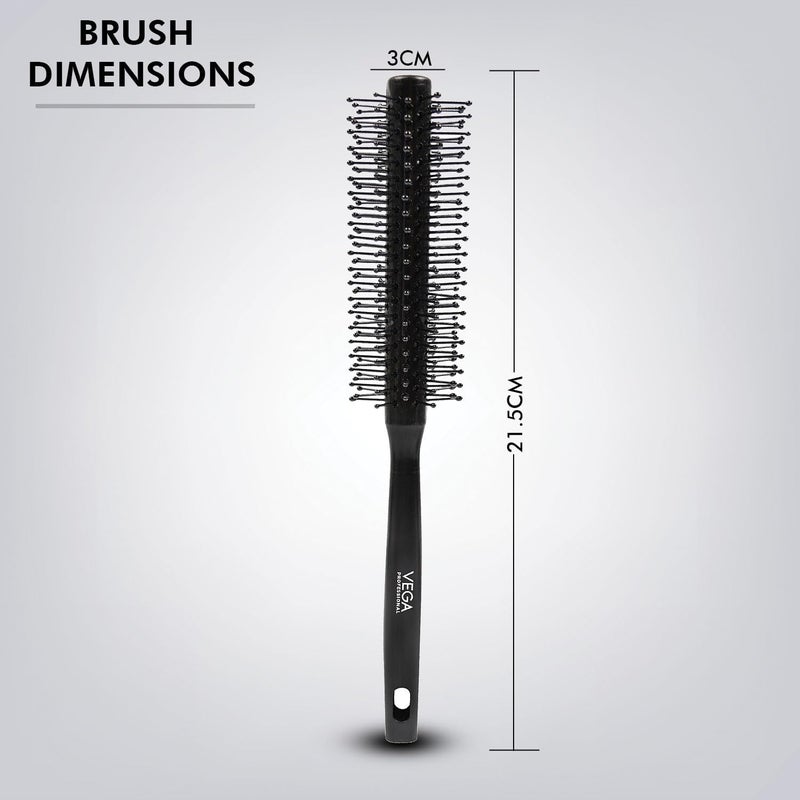 VEGA PROFESSIONAL Pro Volume Round Hair Brush for Blow Drying & Styling - Image 3